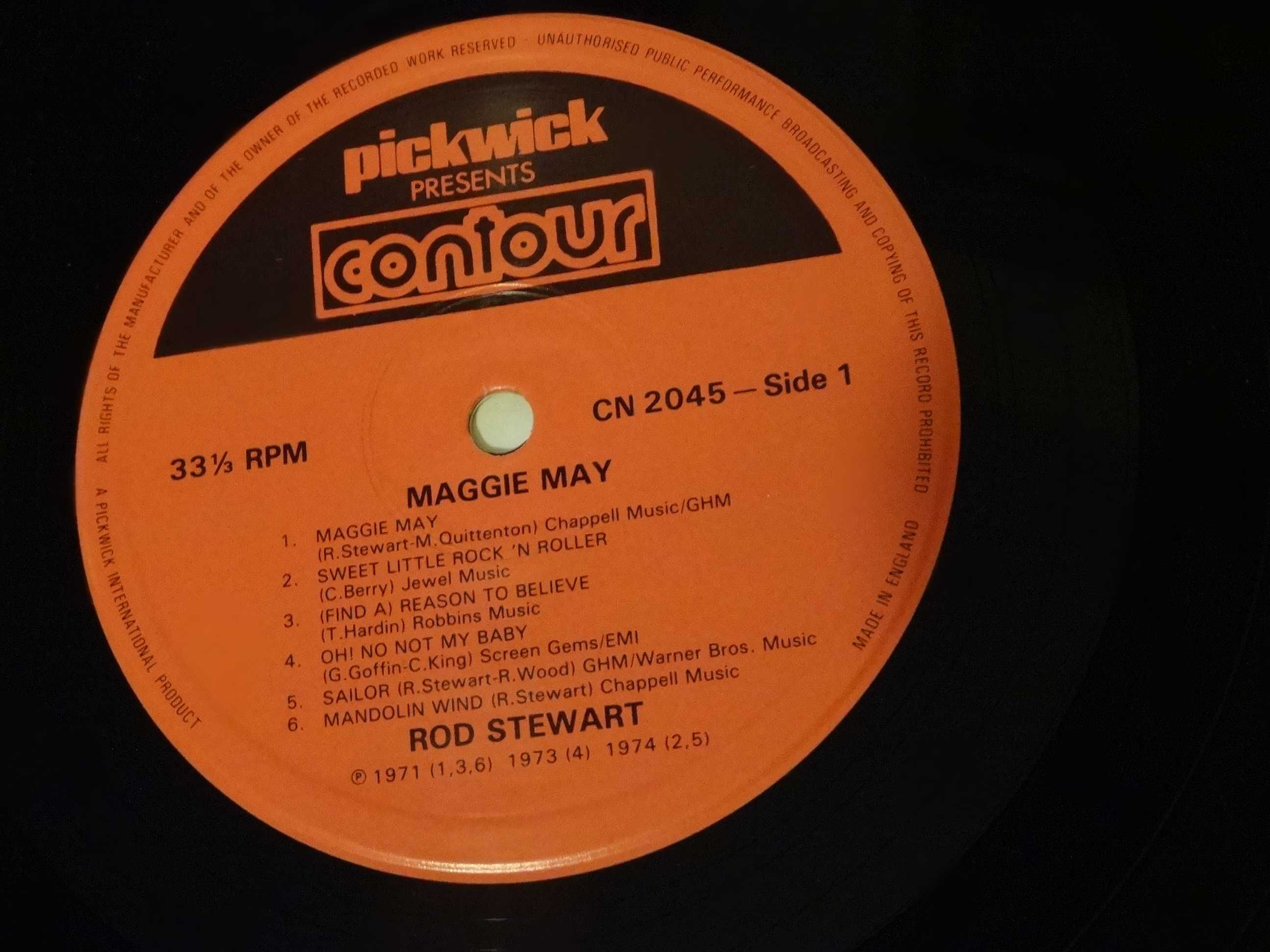 Вінілові платівки ROD STEWART  Maggie May || Body Wishes.