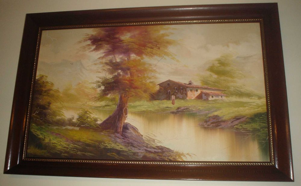 2 Quadros (pintados à mão)