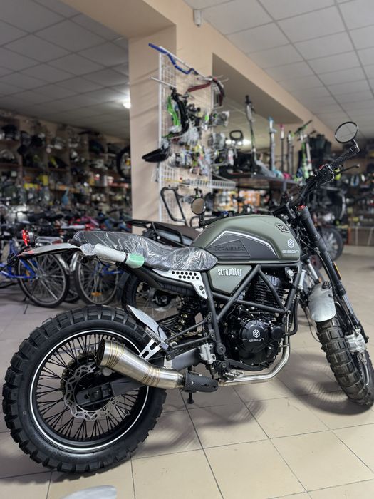 Мотоцикл GEON Scrambler, 250cc. Доставка.