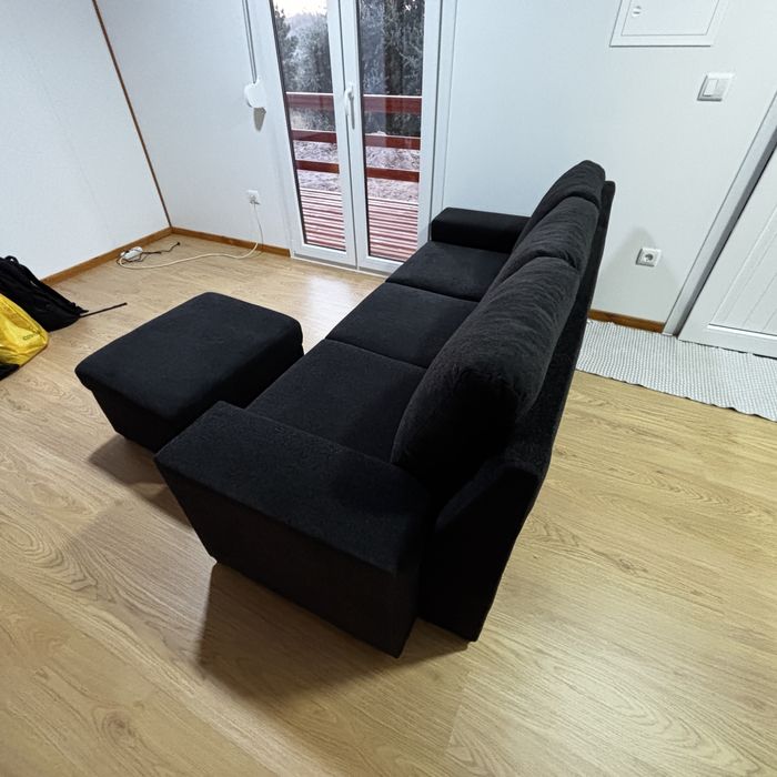 Sofa com apoio para pés novo