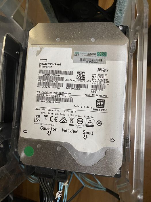 Жорсткі диски Seagate/Western Digital/Hewlett Packard Enterprise
