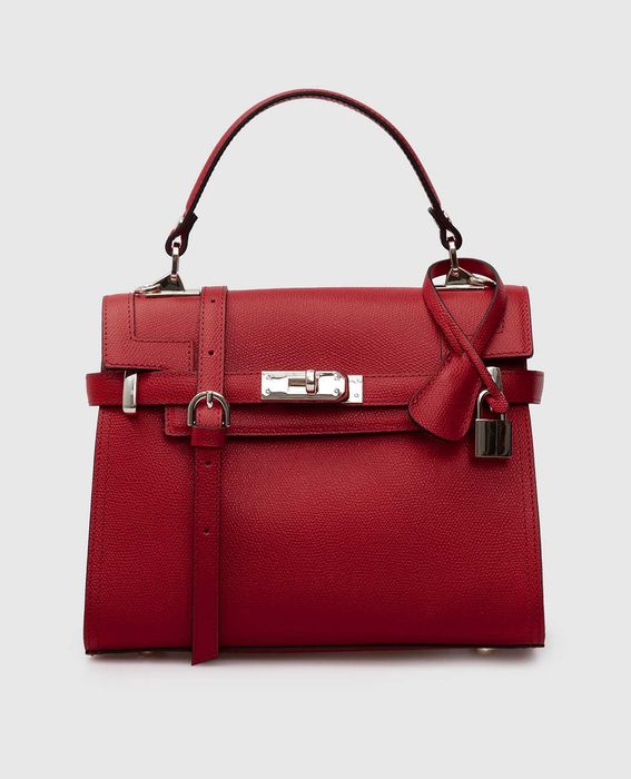 До 12.12 цена 8950 Новая сумка красного цвета Gianni Notaro. Италия