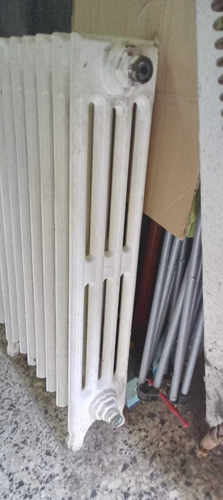 Radiador Ferro Fundido 22 elementos / módulos com pés branco