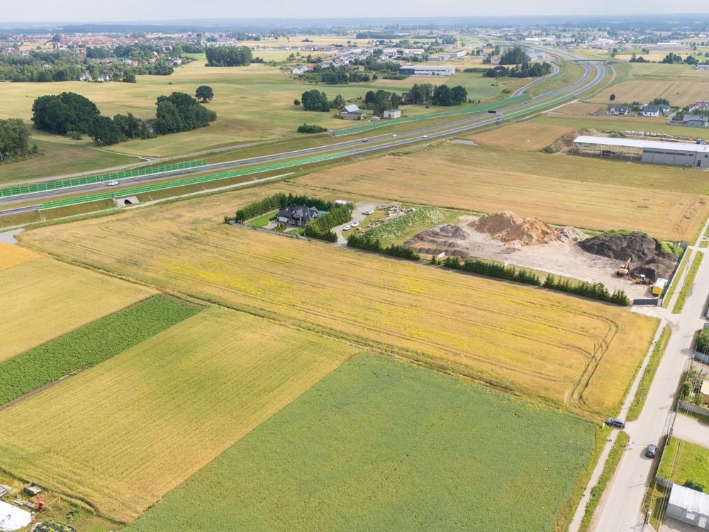 Atrakcyjna działka inwestycyjna 1,03 ha tuż przy trasie S7 w Miszewku