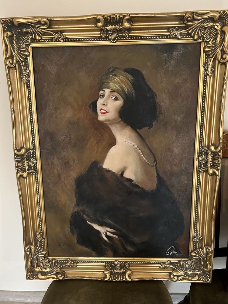 Duży obraz reprodukcja Jana Styki „Pola Negri”