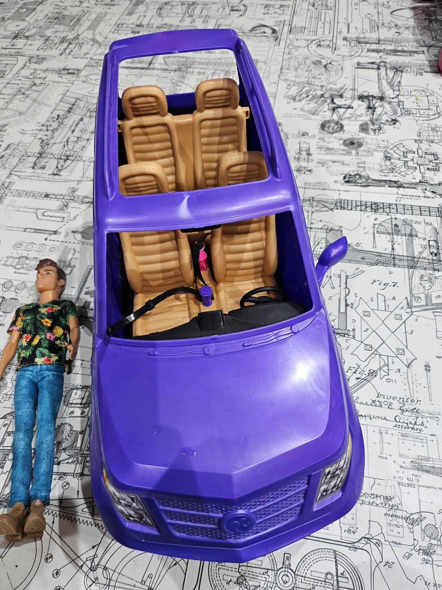 Jeep Barbie auto, samochód Mattel Ken