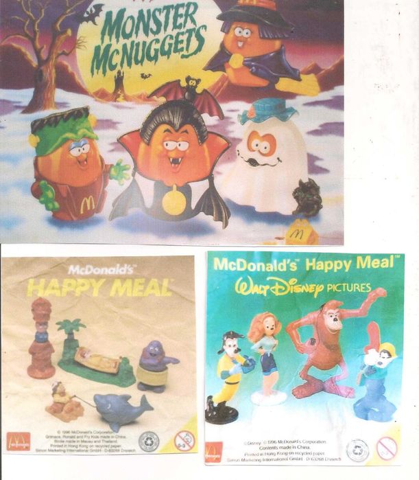 VENDO BRINQUEDOS MCDONALDS