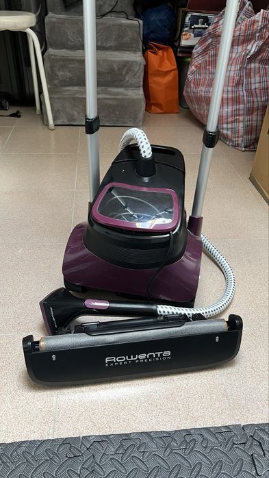 Maquina de engomar a vapor rowenta vertical