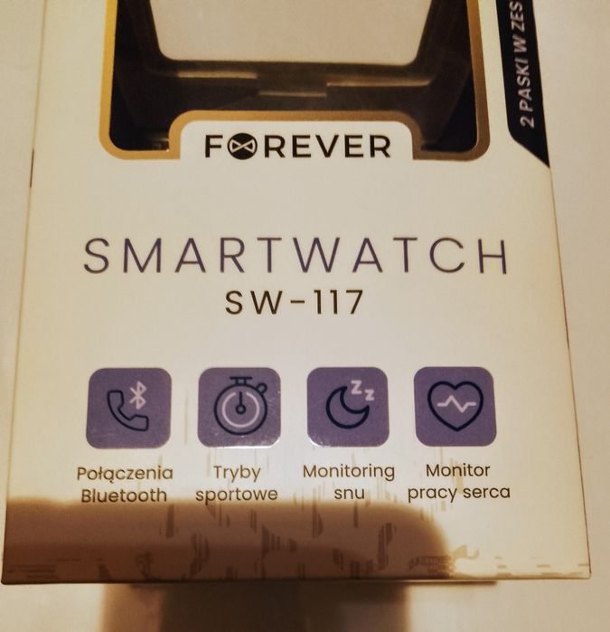 Smartwatch Forever nowy, wielofunkcyjny,dwa paski