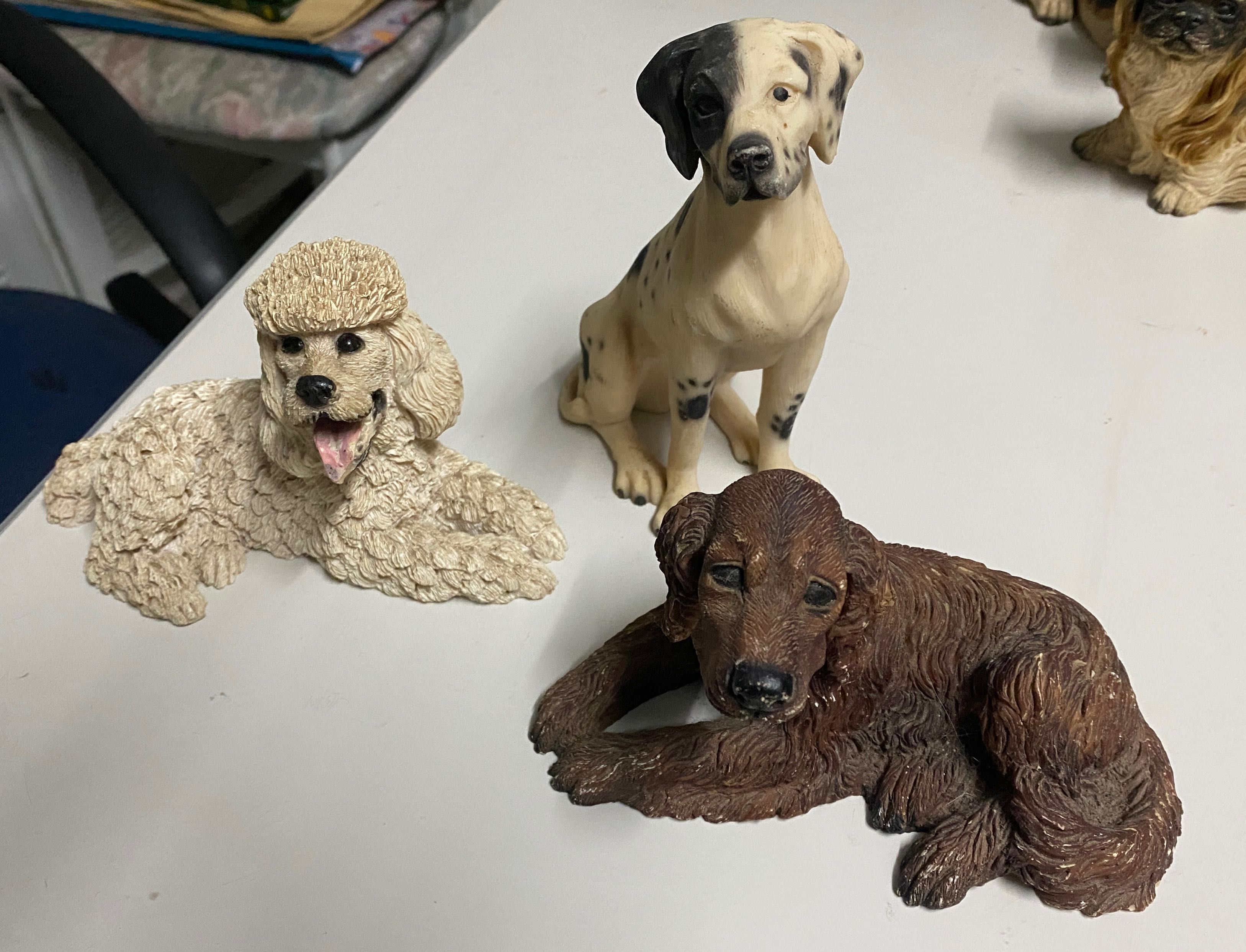 Coleção cães em porcelana