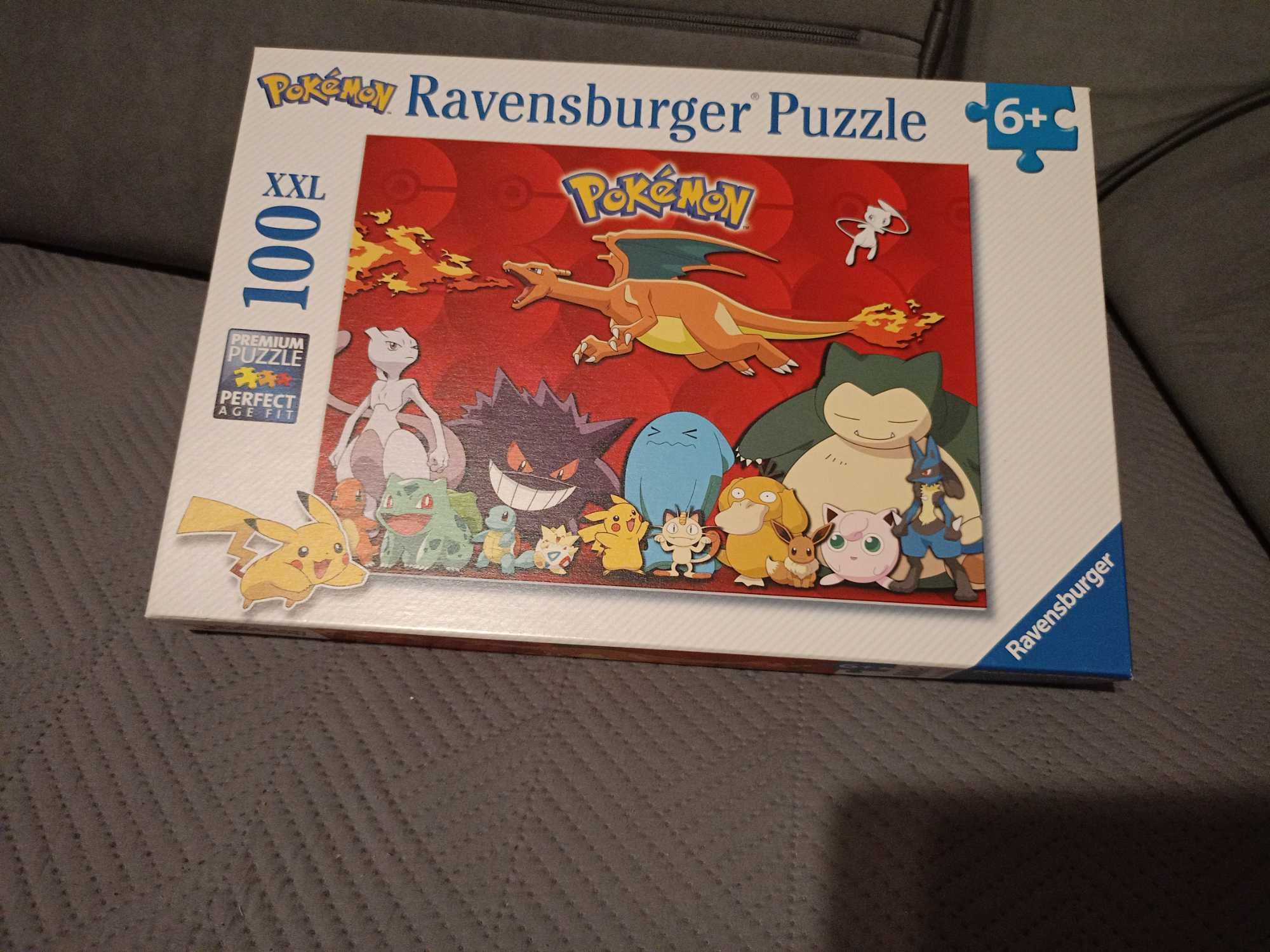 puzzle Ravensburger 100 XXL pokemon jak nowe super stan 6+