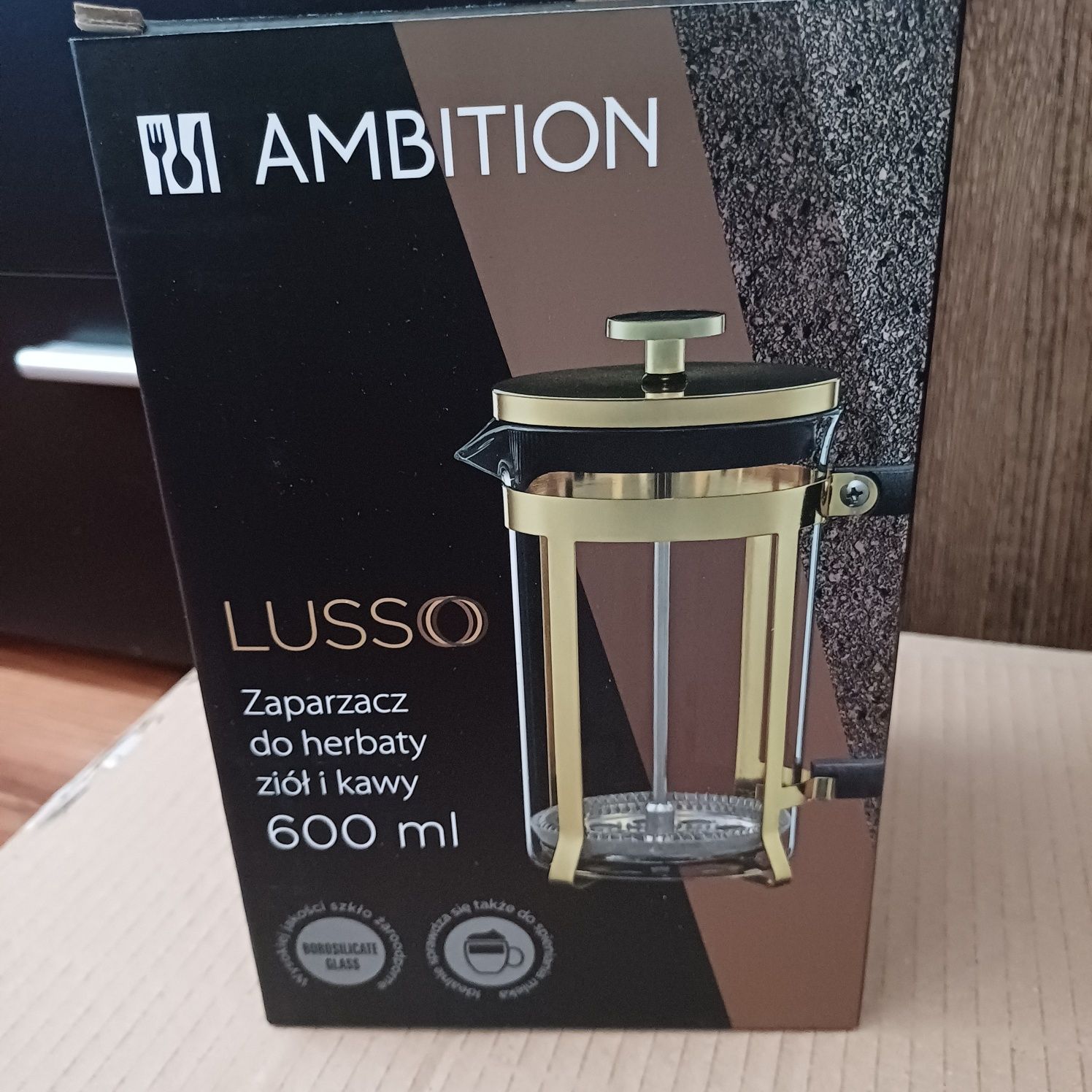 Zaparzacz do kawy i herbaty Ambition Lusso 600 ml