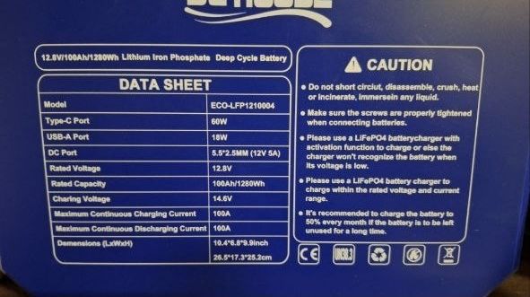 ДБЖ, Інвертор гібридний,екофлоу,блюєтті, li fe po4,100ah,24 v.