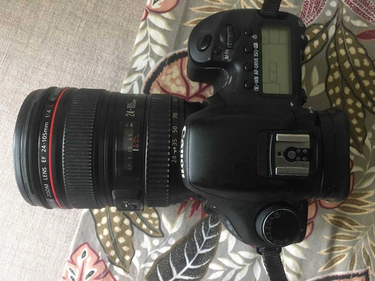 Продам фотоапарат Canon 7D с обьективом Canon 24-105mm f/4L IS USM