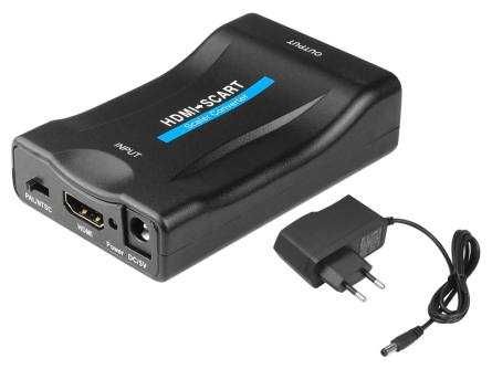 Konwerter HDMI na SCART konwerter cyfrowego wejścia HDMI na analogowe