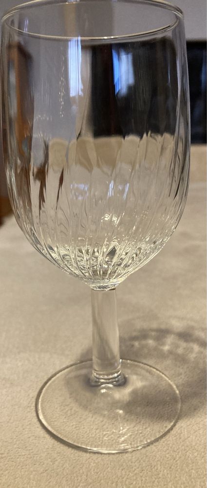 36 copos de cristal (12 x champanhe, agua, vinho )