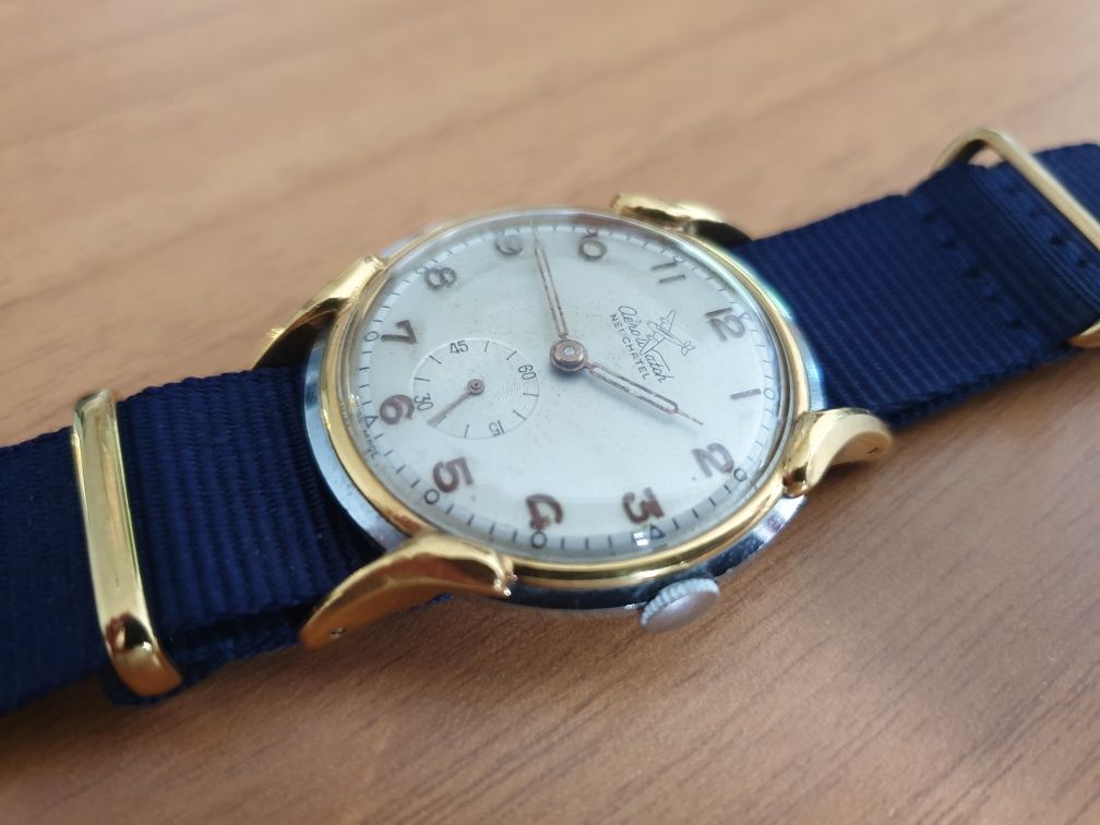 Relógio de pulso Aerowatch Neuchatel antigo vintage