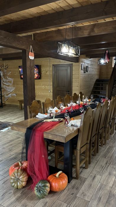 Котедж з 5 спальнями на 10-14 осіб, чан, мангал, зони відпочинку!