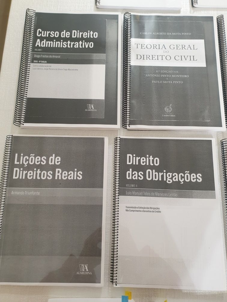 Livros de direito (vários)