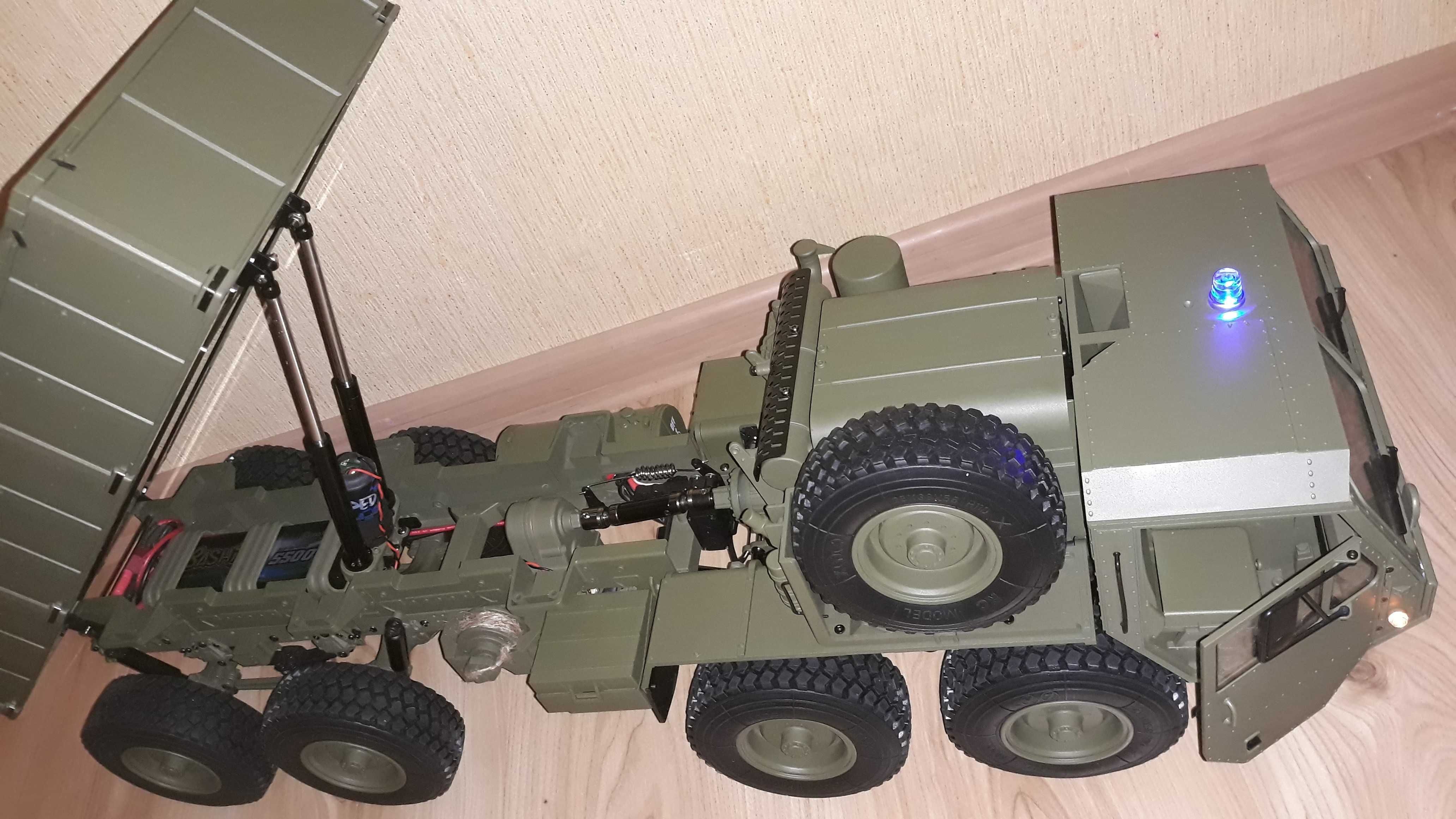 Pojazd wojskowy RC ciężarówka HG P803A Heng Long, Tamiya