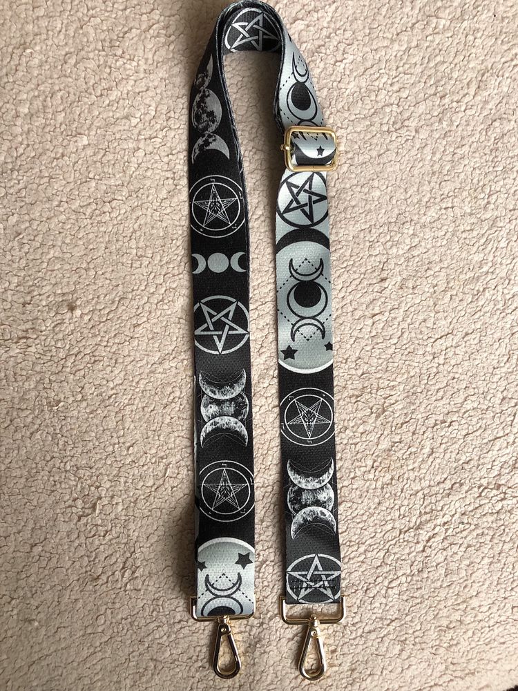 Pasek do torby torebki Design, Fazy Księżyca/Moon Phases