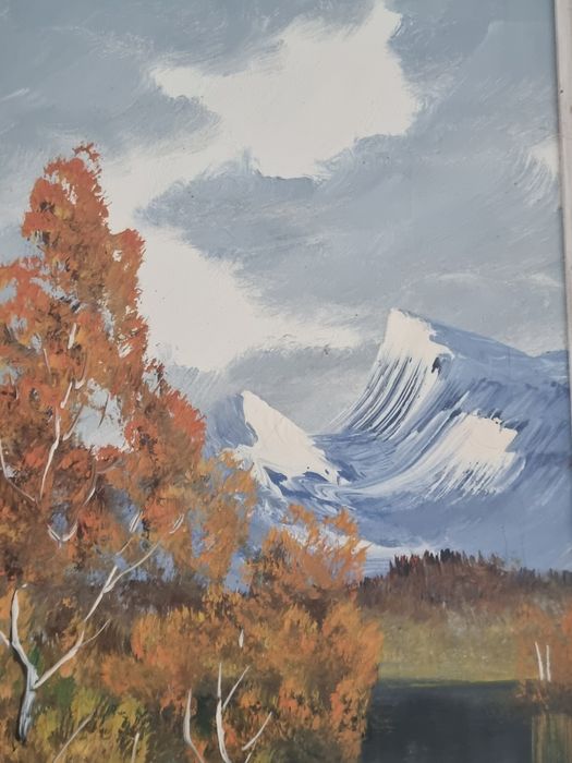 Obraz olejny/krajobraz górski