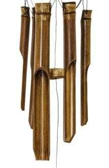 Gong bambusowy Sowa z Indonezji ręcznie robiona 100 cm