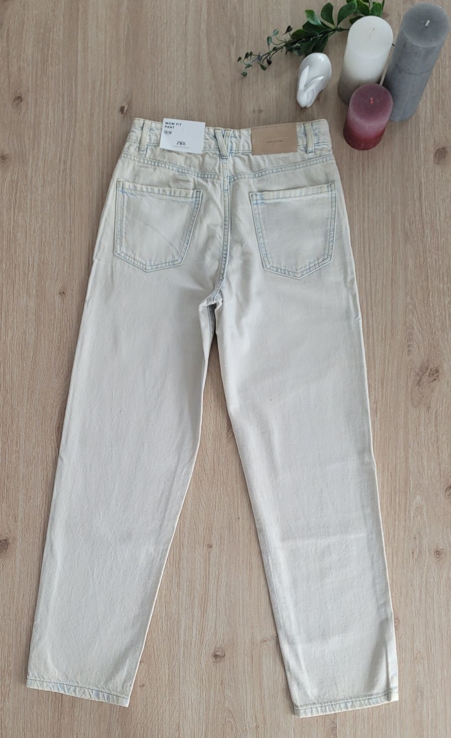 Nowe jeansy mom fit Zara 164
