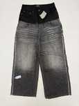 штаны джинсы balenciaga hybrid two jeans M L black vetements jaded