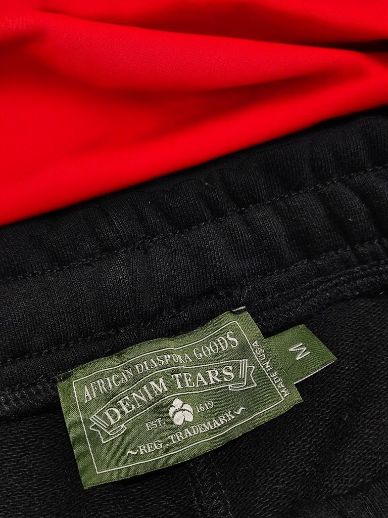 Spodnie Denim Tears Czarne Szare Bawełna Cotton Vintage Og Retro Puff