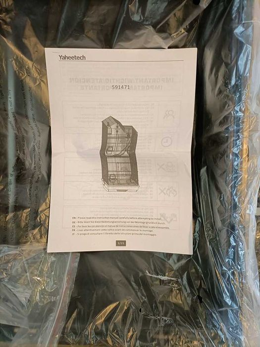 KLATKA DLA PTAKÓW 46 x 35,5 x 99 cm CZARNA