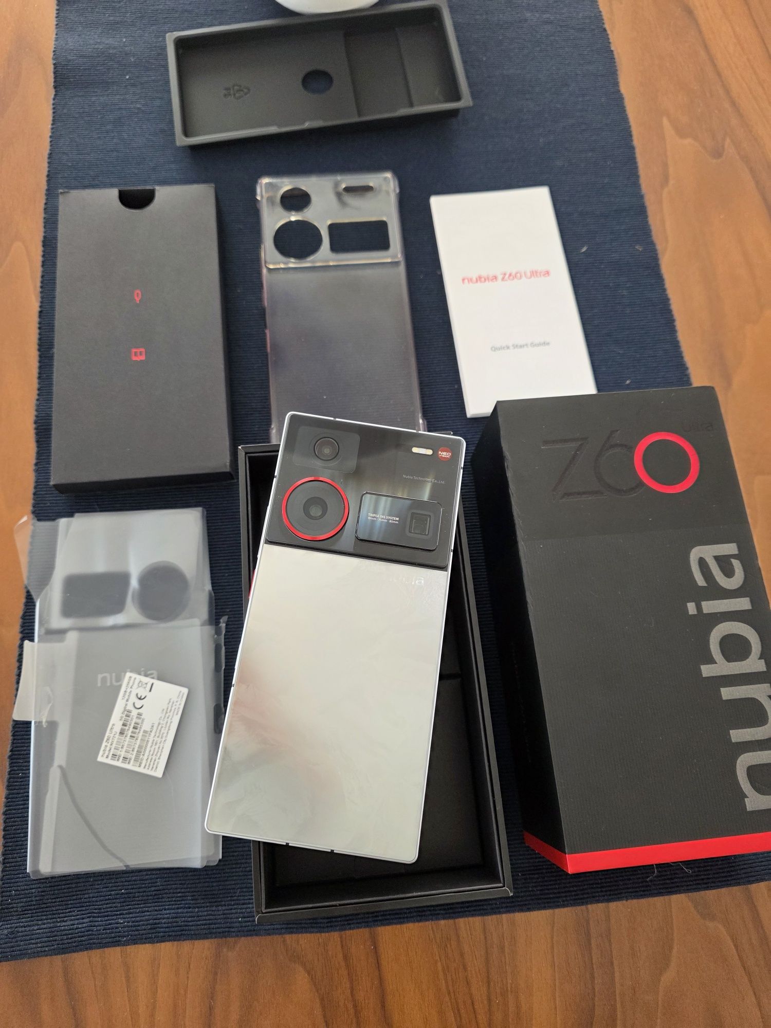 Nubia Z60 Ultra 12GB/256GB Leading Version c/NOVO. Troca/retoma. Capa