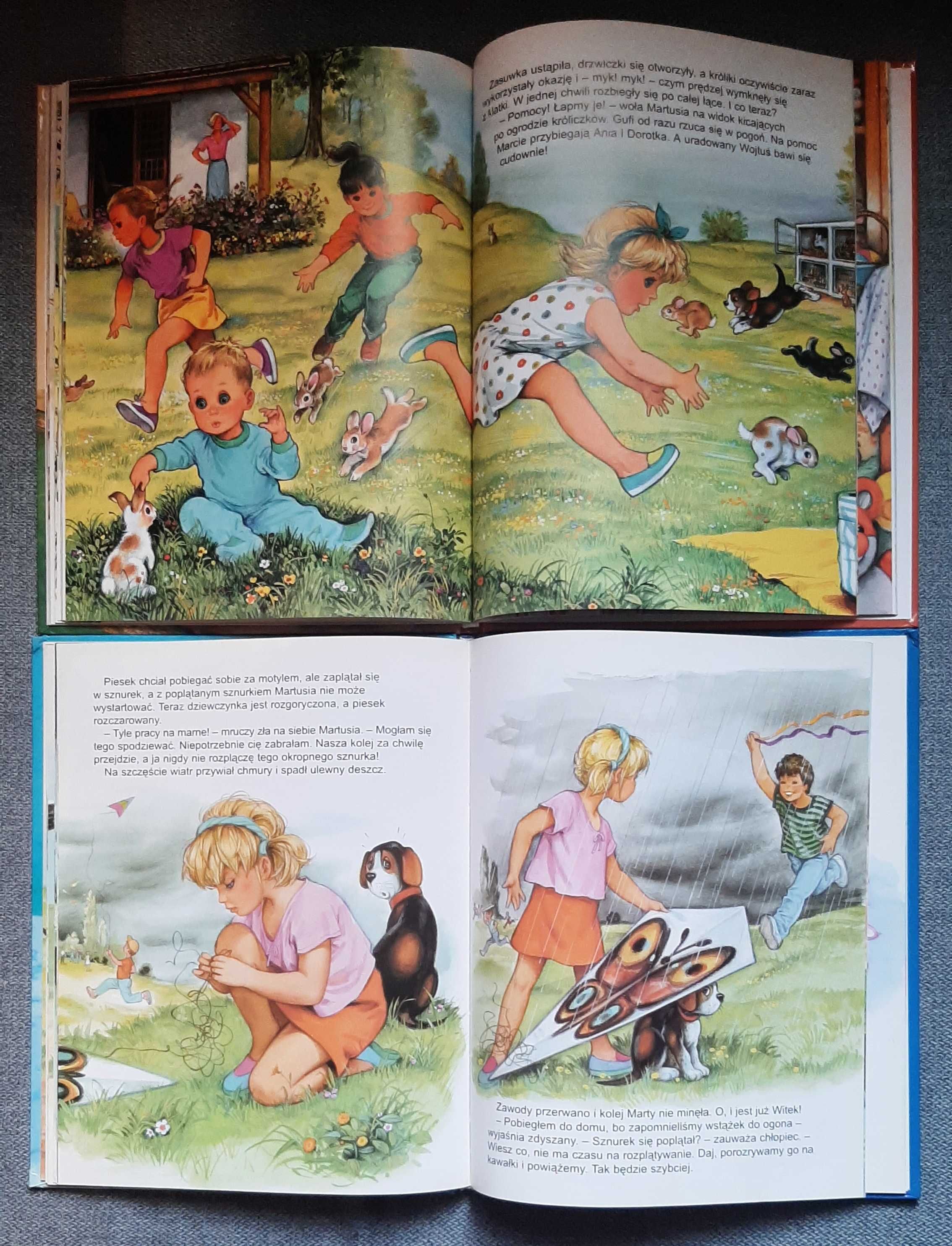 Martusia i Gufi 4 części piękne ilustracje Pierre Couronne