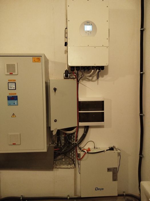 Електрик підключення інвертора, генератора екофлов, Deye.