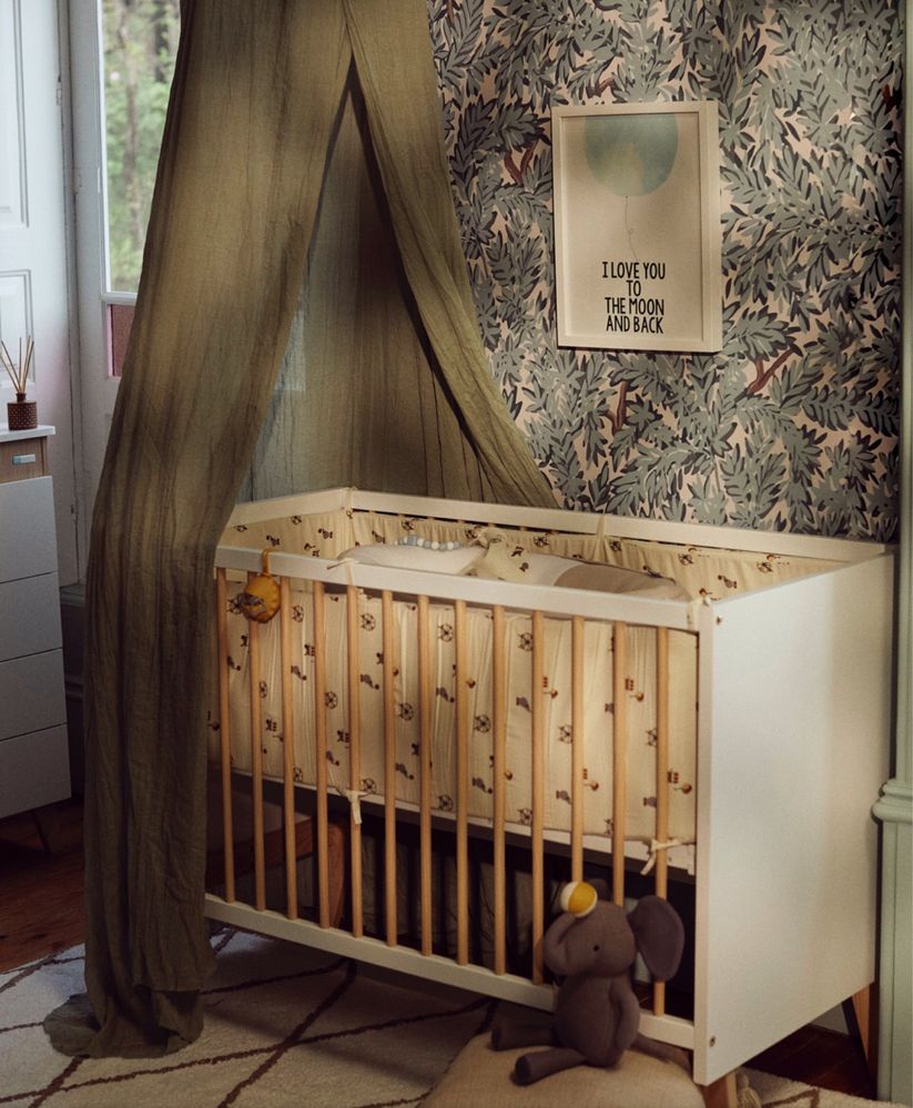 Cama de bébe e criança zippy 3 em 1, 120x60cm com colchão