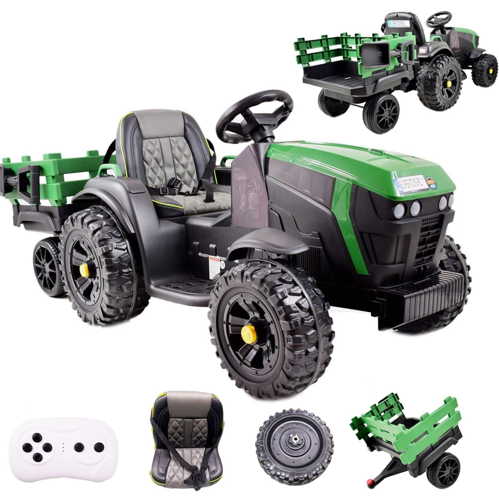 Super traktorek ciągnik na akumulator dla dziecka BDM 0925