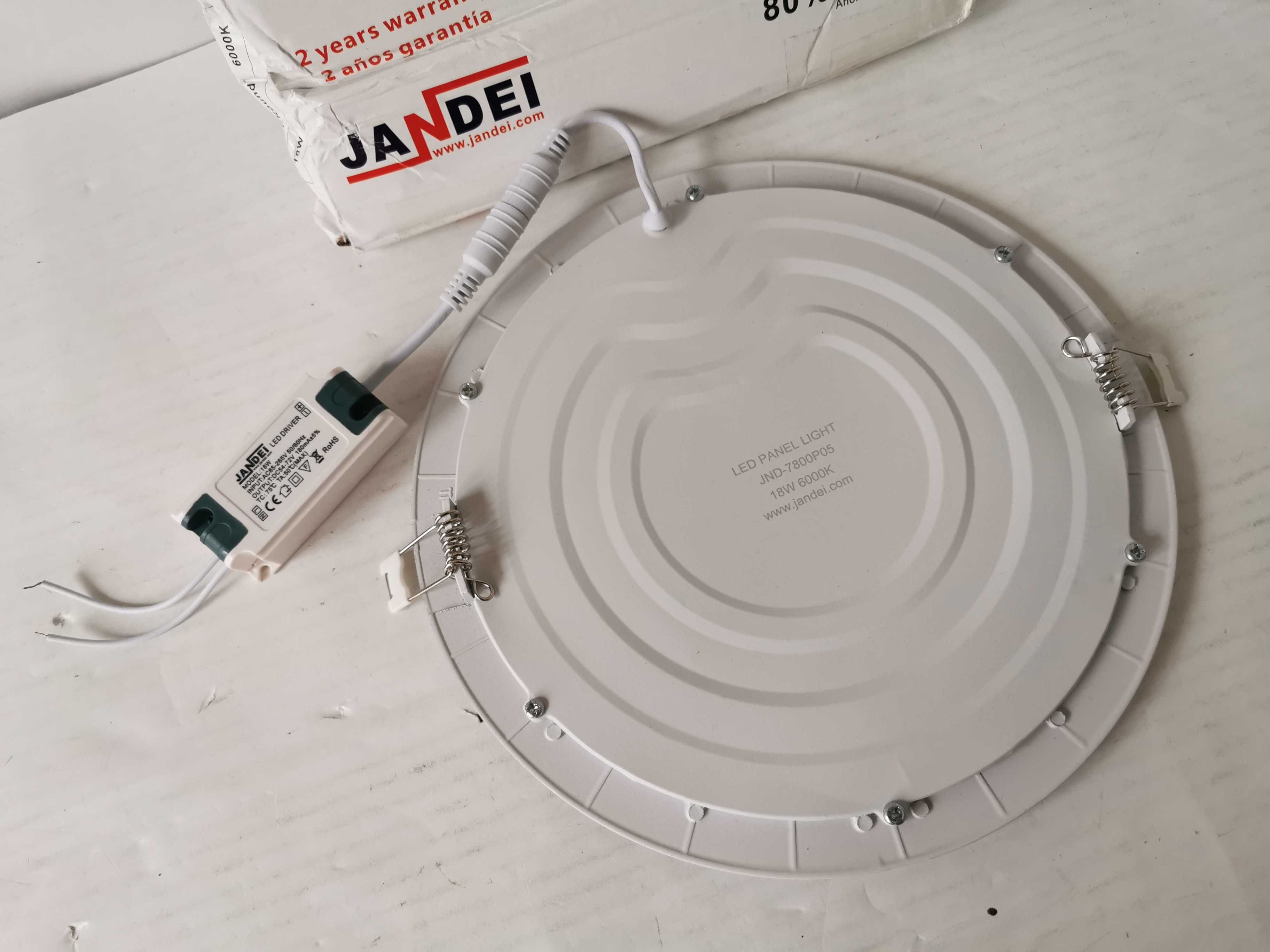 Panel Oczko Lampa LED wpuszczana 18 W Jandei 6000K 22cm