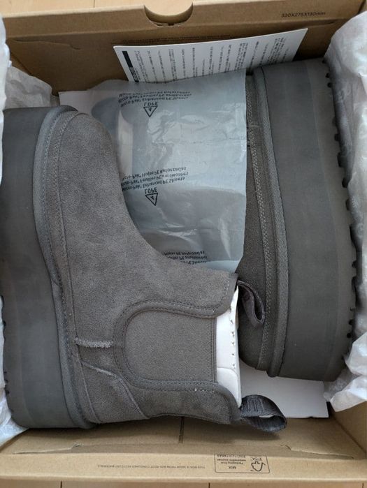 Оригинальные челси Australia UGG Chelsea Neumel Platform Grey (in box)