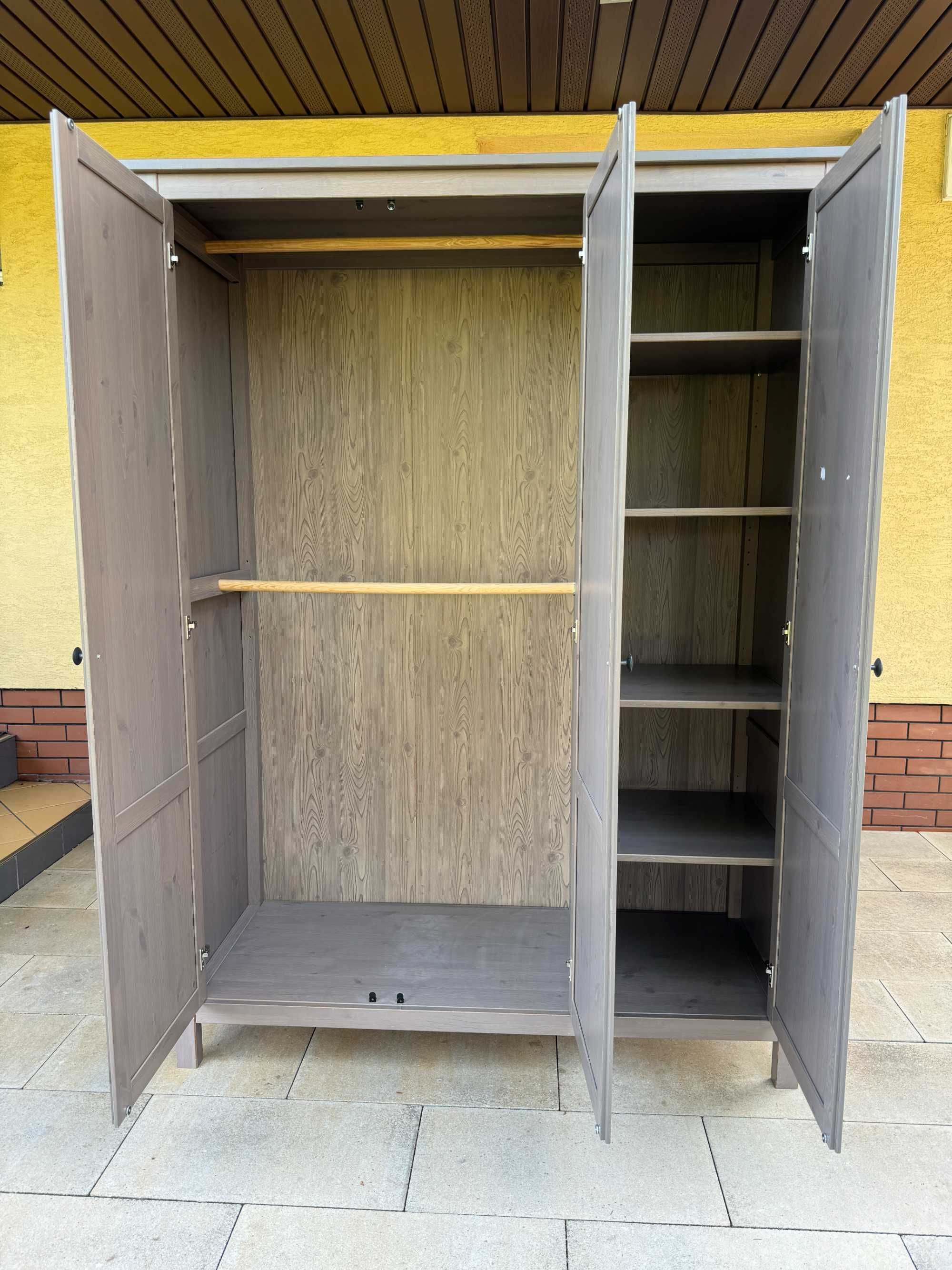 szafa regał drewniany kredens półki biblioteczka szafka komoda witryna