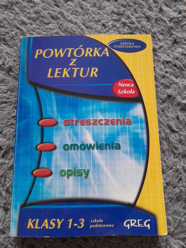 Ściąga z lektur klasa 1-3 szkola podstawowa