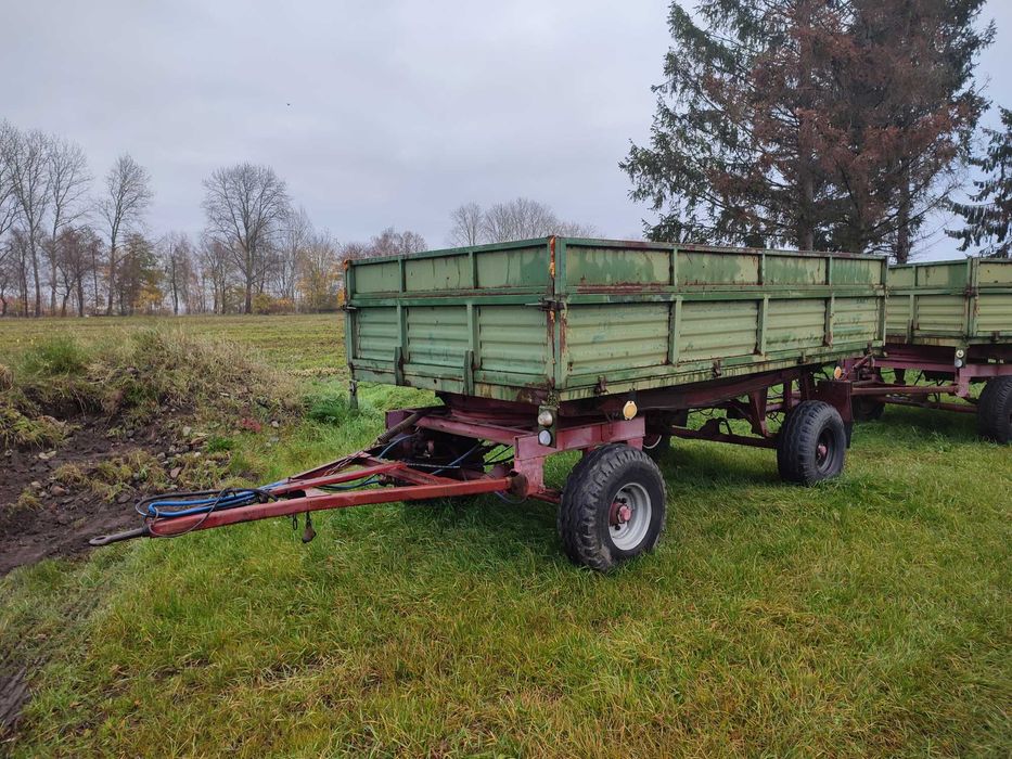 przyczepa rolnicza dwuosiowa