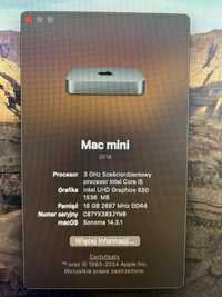 Mac mini 2018 i5 3.0, 16gb ram