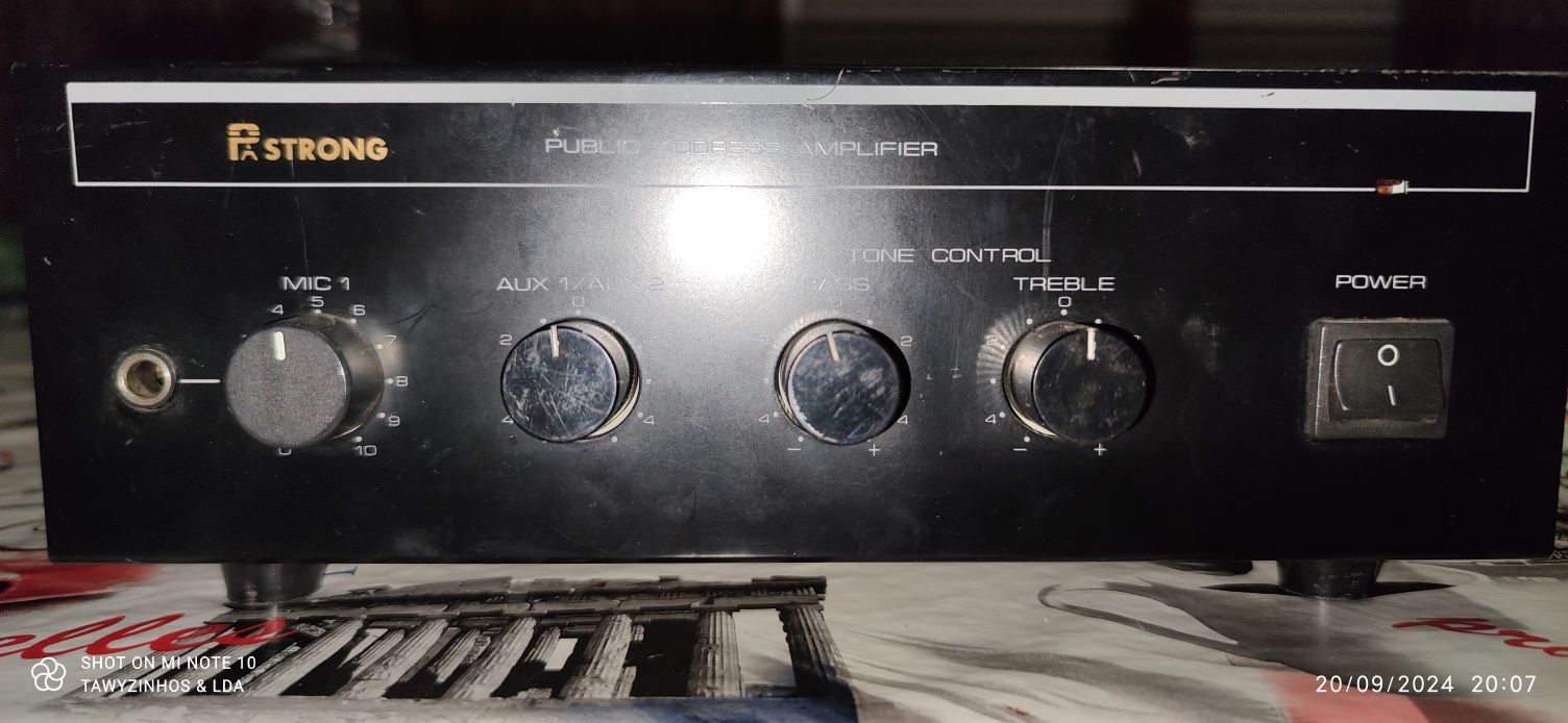 Amplificador 12v ou/220 v publicidade