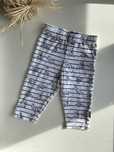 Legginsy białe Disney Baby w pieski paski unisex