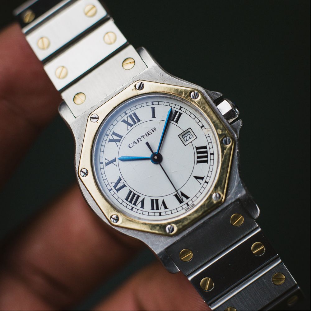Relogio CARTIER Santos Octagom ref.2966 - com caixa