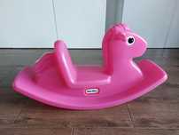Little Tikes konik bujany na biegunach różowy