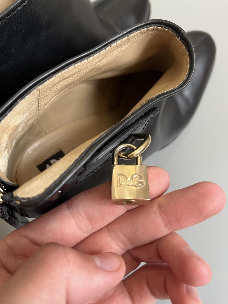 Туфли Dolche&Gabbana leather ysl 38(24cm)