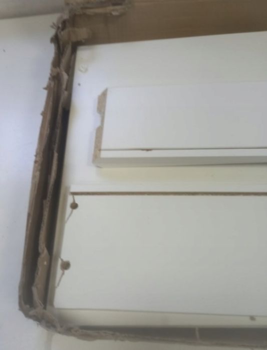 FMD MOBEL stół konsolowy biały używany 100 x 80 x 40 cm