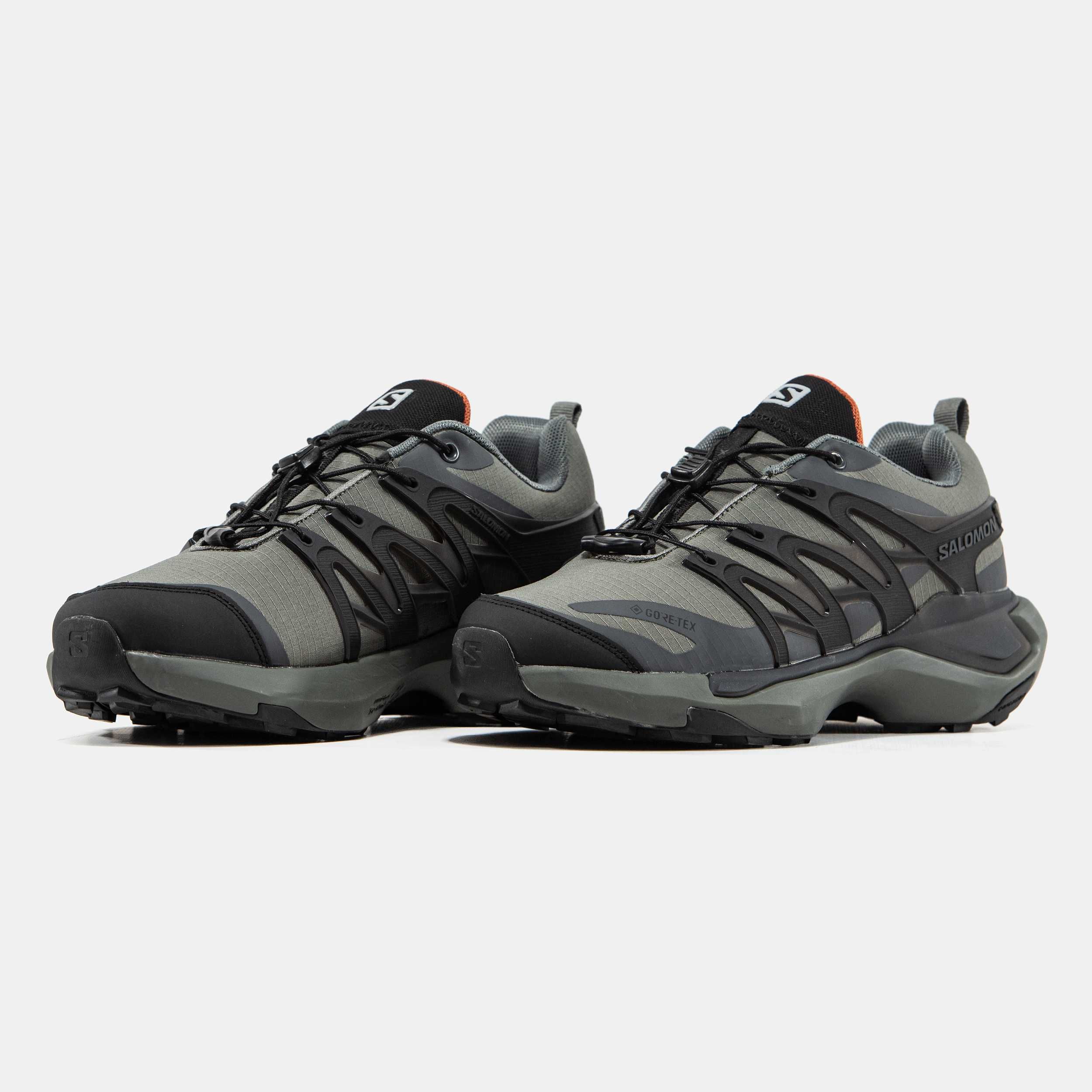 Чоловічі кросівки  Salomon XT Pu.Re Gore-Tex Термо сірий з чорним 2443