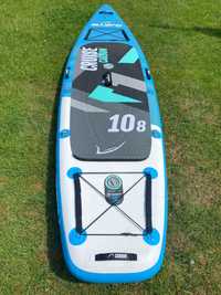 Bluefin SUP CARBON 10.8 nadmuchiwana deska do paddleboardingu, zestaw!